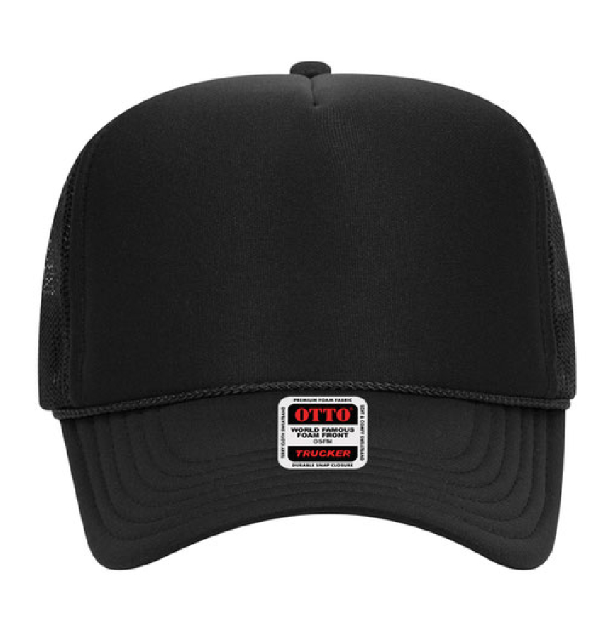 Otto Cap 39-165 5-Panel High Crown Mesh Back Trucker Hat